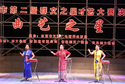 “东营市第二届“群文之星”才艺大赛“曲艺之星”决赛成功举行